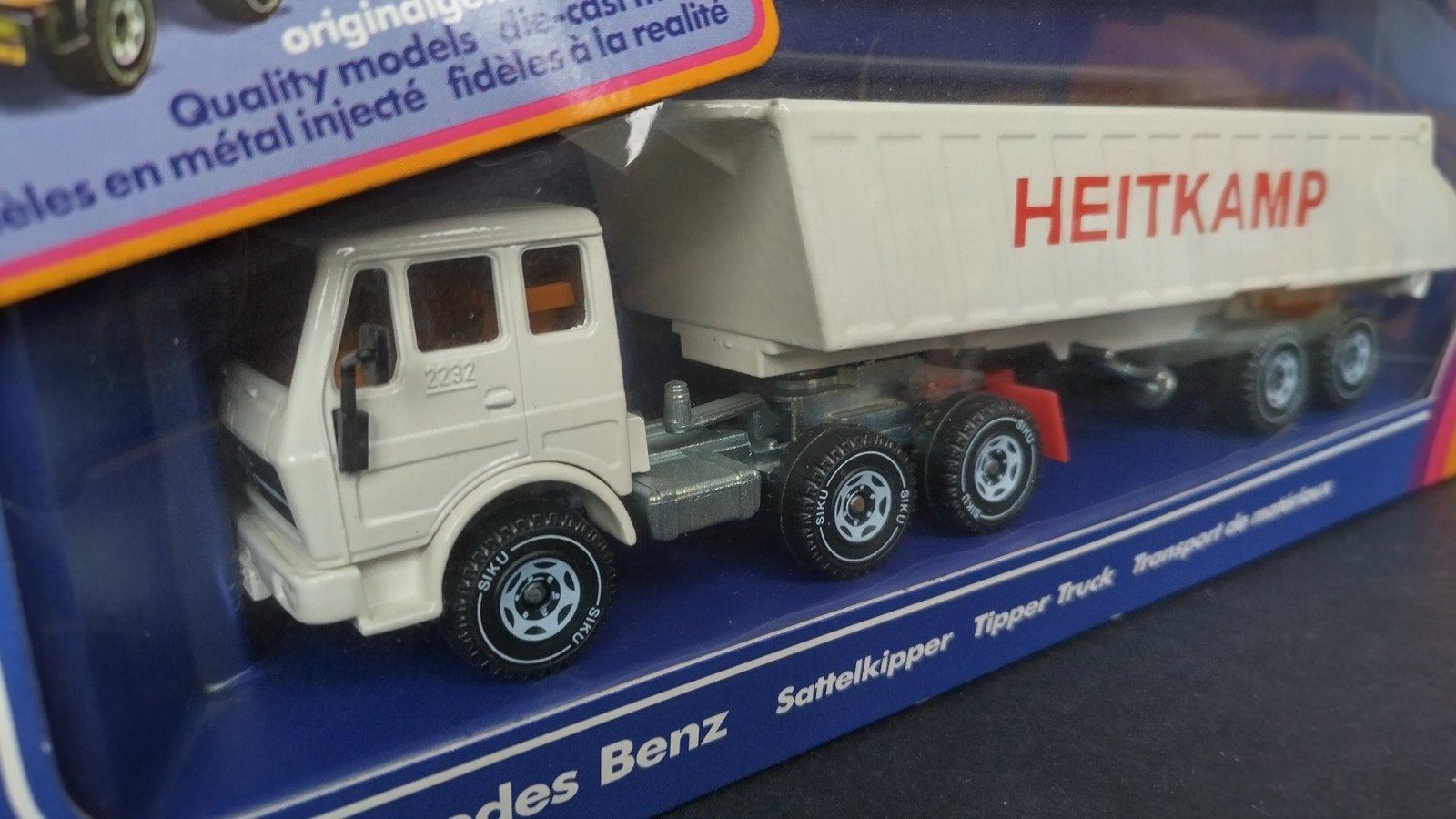 Mercedes Benz NG Heitkamp Kieper 1:55 Siku 2919 Pol, Hobby en Vrije tijd, Modelauto's | 1:50, SIKU, Verzenden, Zo goed als nieuw