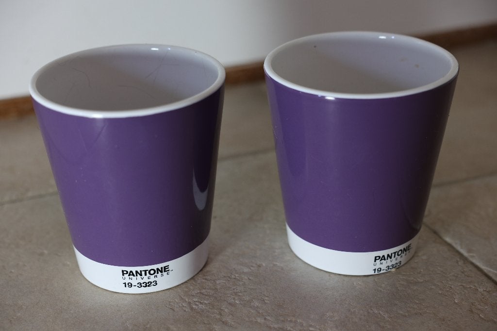 Bloempot Pantone 19-3323 Serax orchideeën, middel h 18 d 16, Rond, Binnen, Ophalen of Verzenden, Zo goed als nieuw