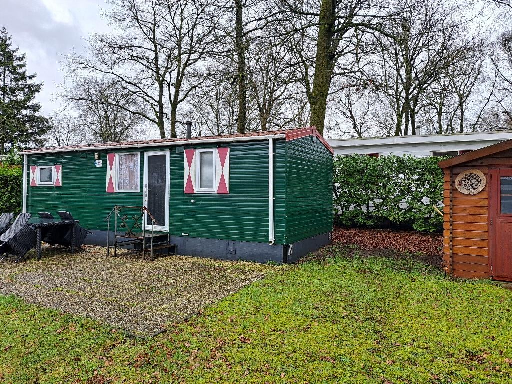 stacaravan op camping Heidebloem te Schaijk, Caravans en Kamperen, Stacaravans, Tot en met 2