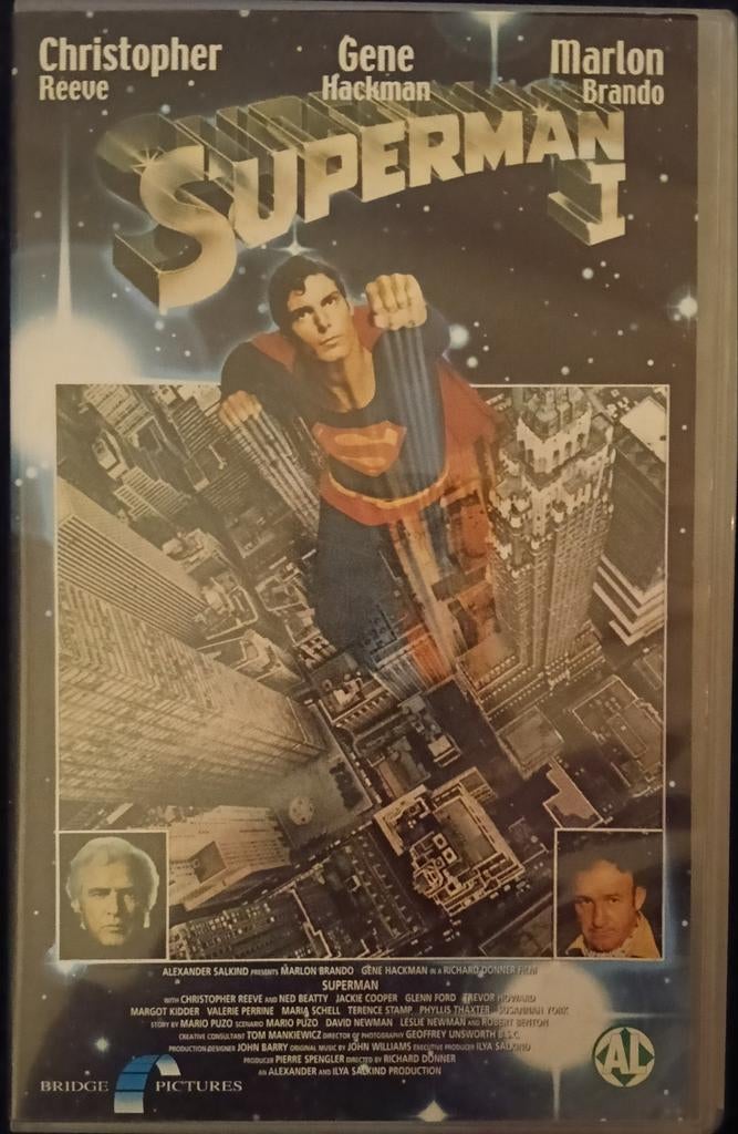 Superman vhs, Vanaf 16 jaar, Ophalen of Verzenden, Zo goed als nieuw, Actie en Avontuur