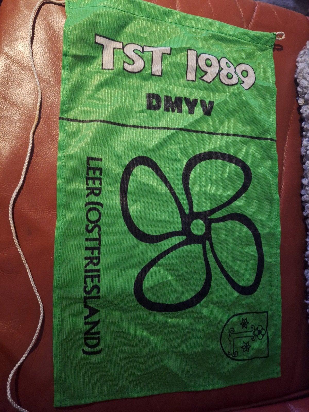 TST 1989 Skûtsjesilen Vlaggetje DMYV Duits, Ophalen of Verzenden