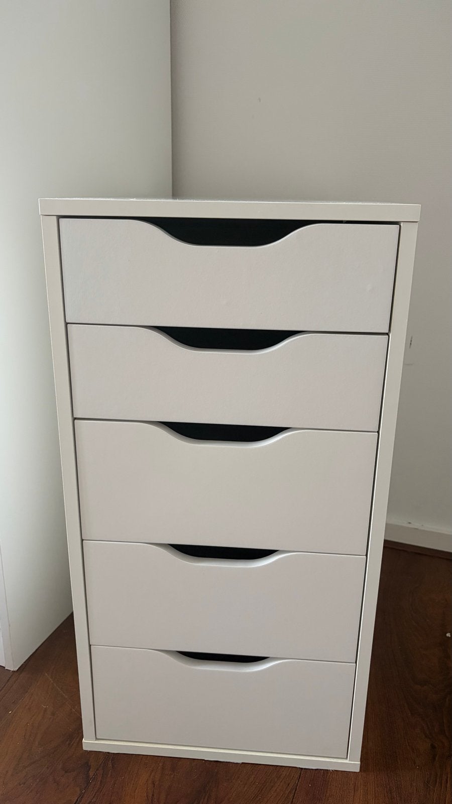 Ladekast wit - IKEA ALEX, Ophalen, 5 laden of meer, Zo goed als nieuw, Minder dan 100 cm