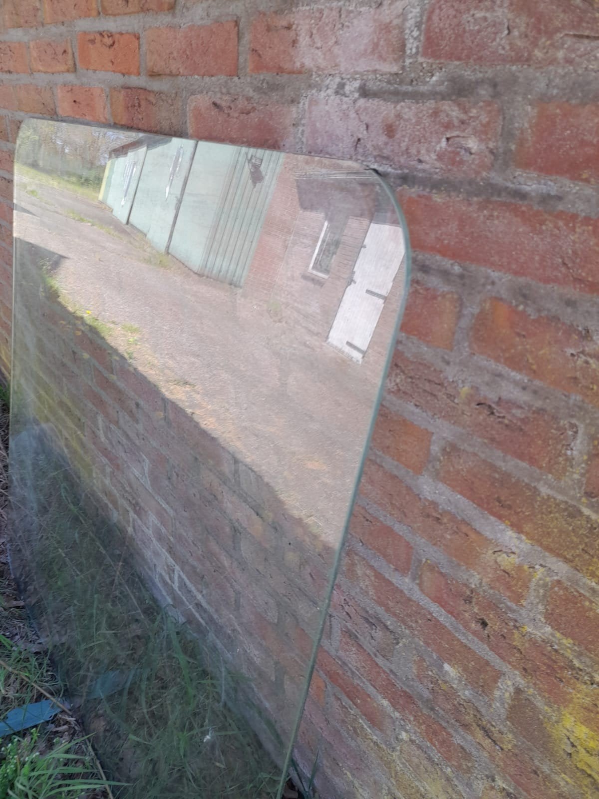 Grote glasplaat, gebruikt, Ophalen, Gebruikt, 80 tot 120 cm, 80 tot 120 cm