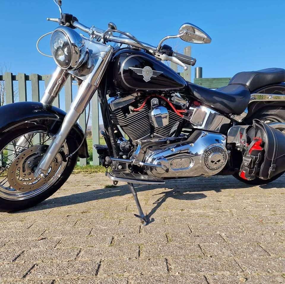 Harley Davidson Fatboy 2001 in zeer nette staat, 2 cilinders, Particulier, 1450 cc, Handgeschakeld
