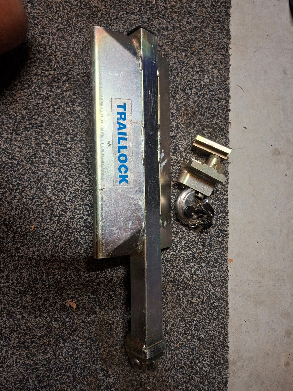 TRAILLOCK Disselslot voor aanhanger/caravan, Ophalen, Gebruikt