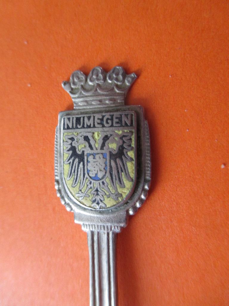 Lepeltje gemeentewapen Nijmegen, Verzenden, Zo goed als nieuw
