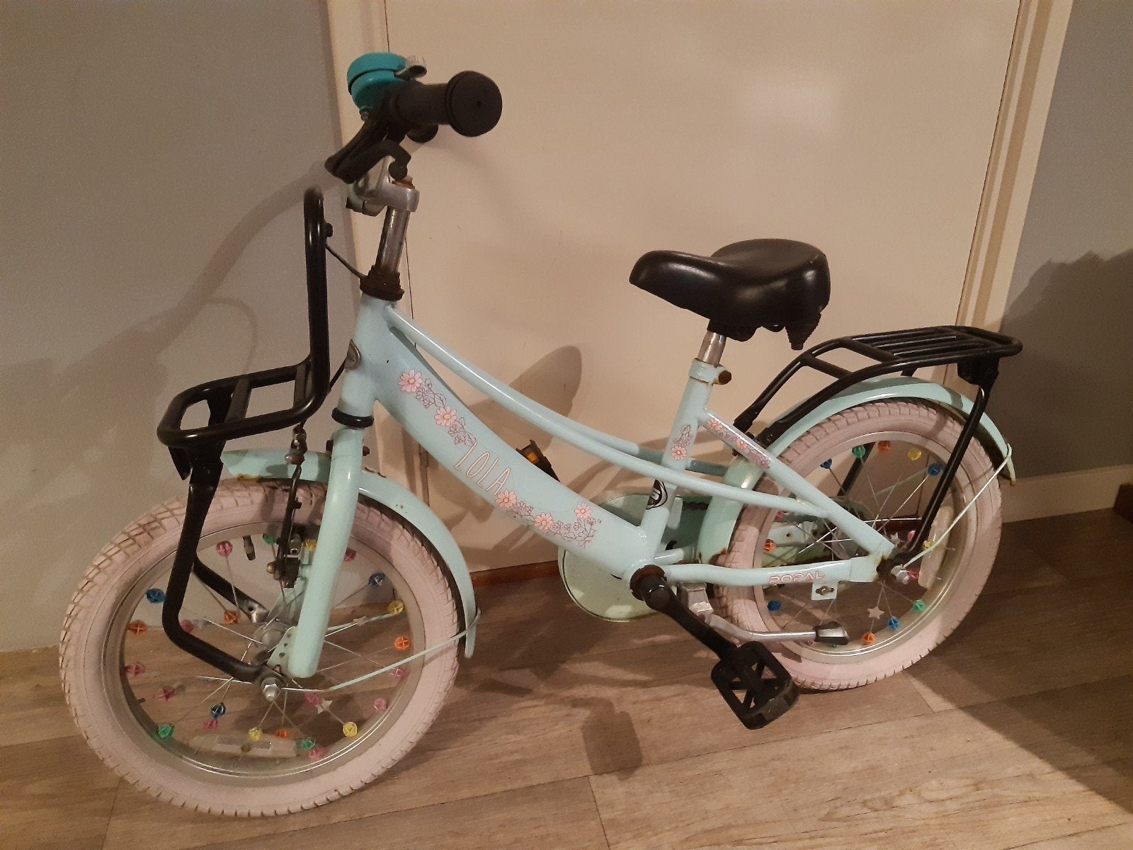 16 inch kinderfietsje LOLA..POPAL.., Ophalen of Verzenden, Gebruikt, Staal