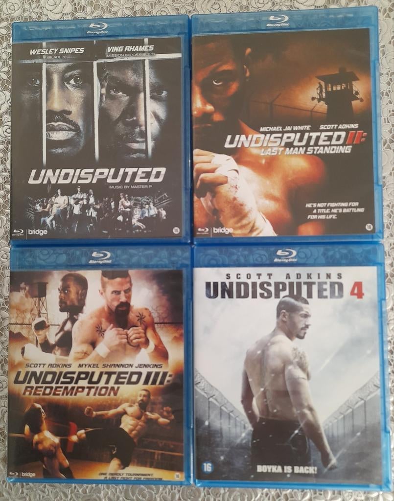 Undisputed 1 t/m 4 Bluray, Ophalen of Verzenden, Zo goed als nieuw