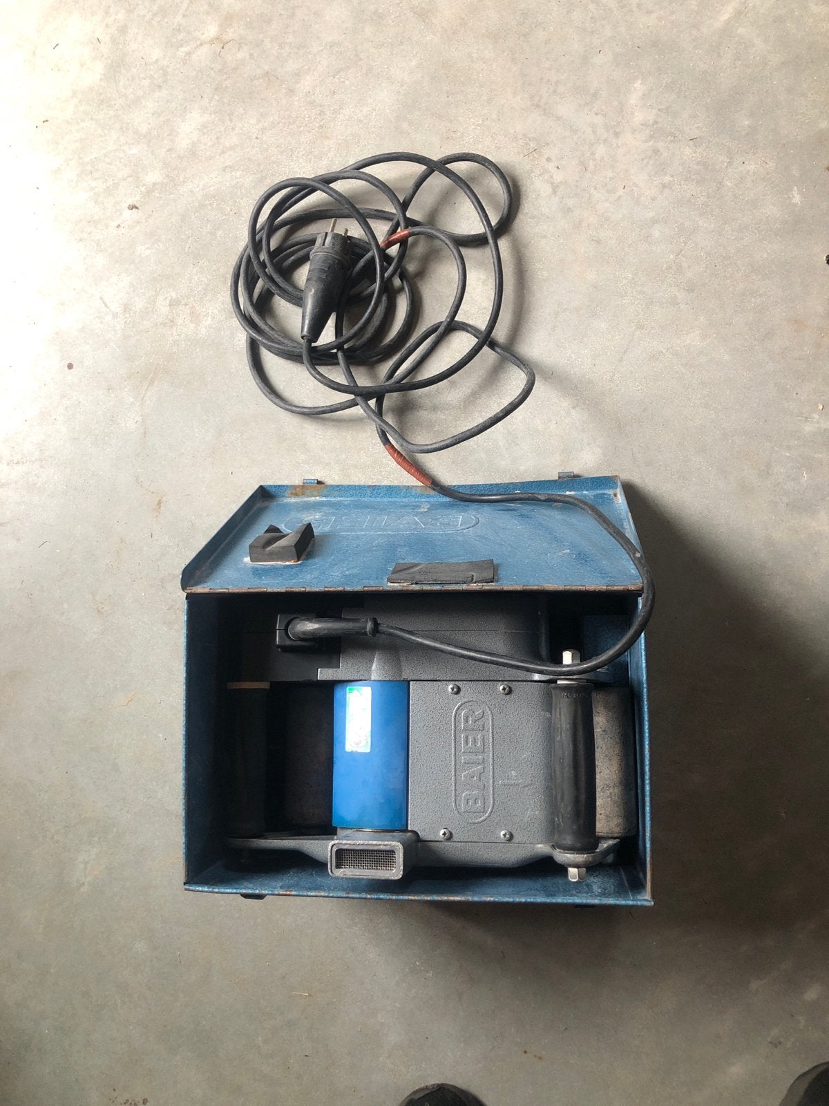 Baier Muurfrees / Sleuvenfrees in metalen koffer, Ophalen, Gebruikt, Elektrisch, Muurfrees