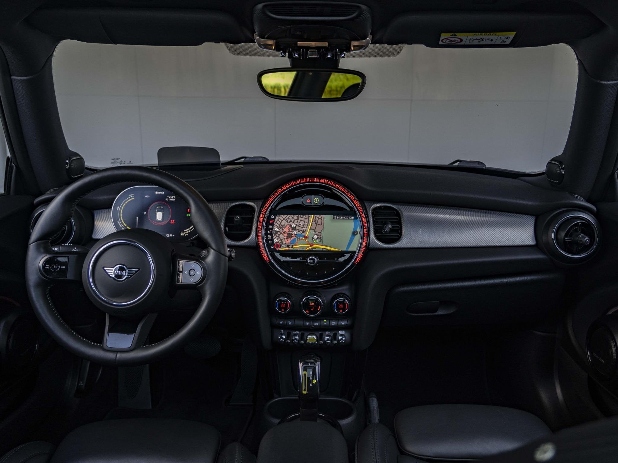 MINI Electric 3-deurs Panoramadak + Yours Leder + Stoel en s, Mini Electric, 184 pk, Stoelverwarming, Te koop