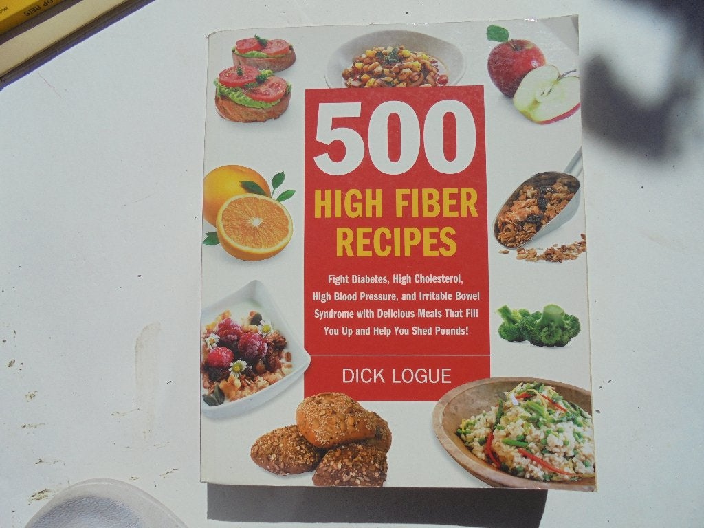 500 high fiber recipes Diabetes, Cholesterol Blood pressure, Ophalen, Zo goed als nieuw