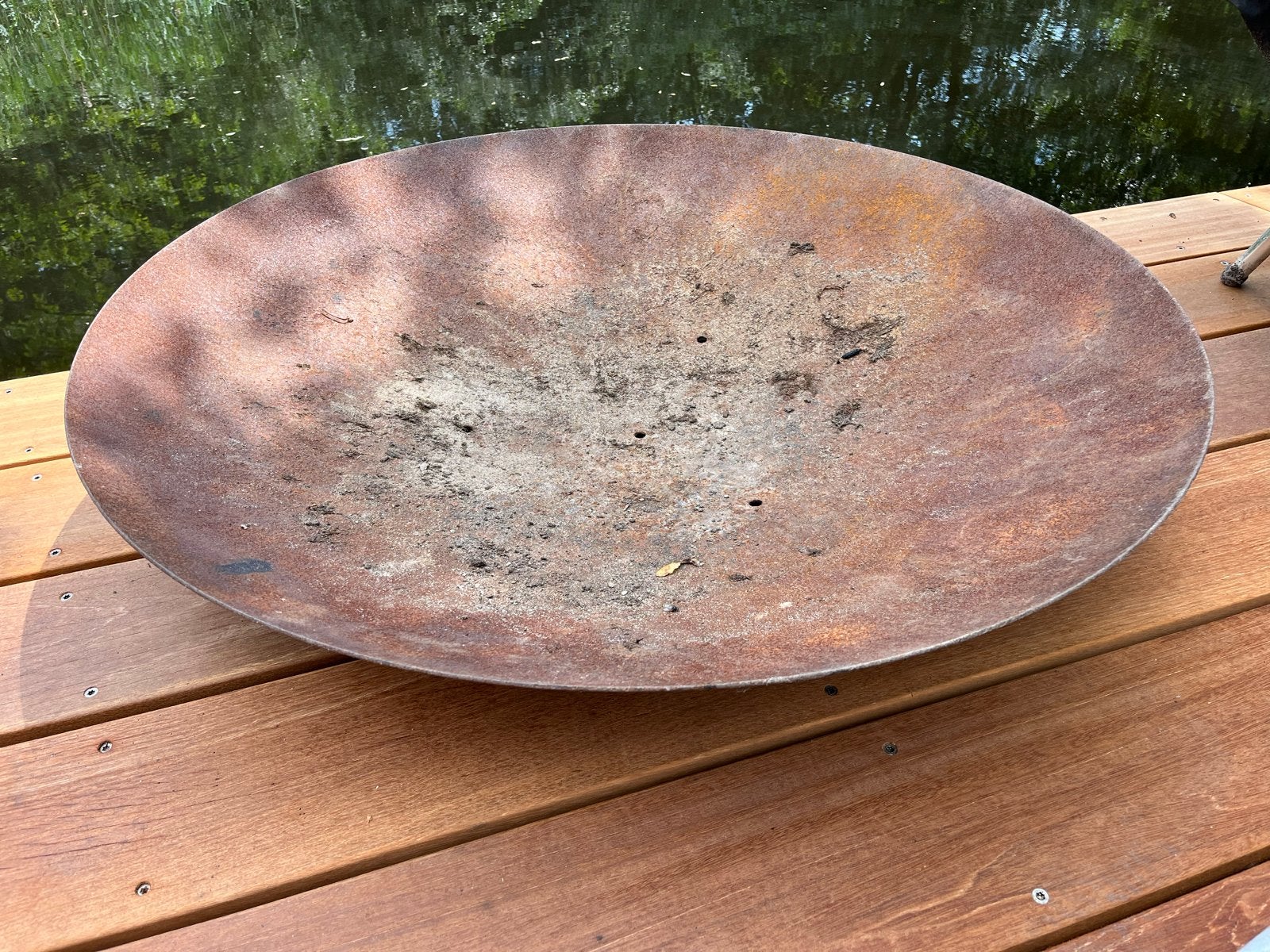 Grote vuurschaal - 1 meter diameter, Ophalen, Zo goed als nieuw