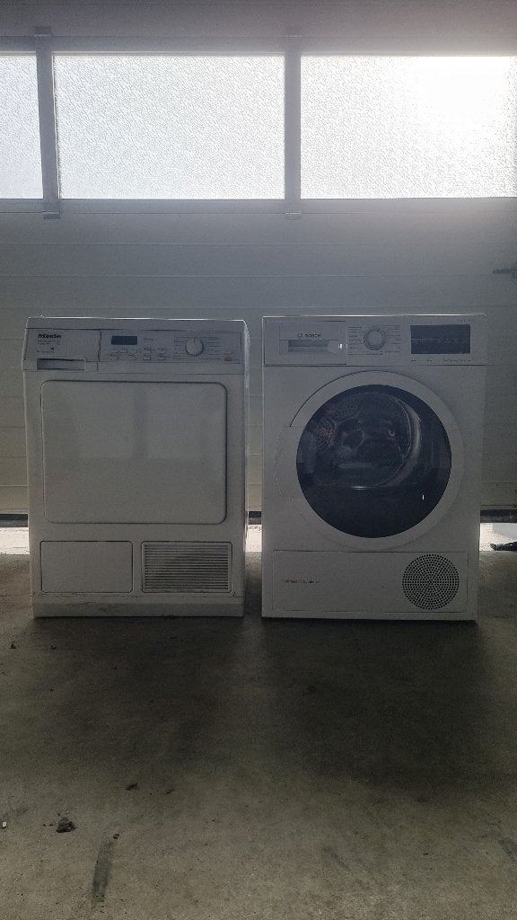 Warmtepompdrogers miele en bosch defect, Witgoed en Apparatuur, Ophalen, 6 tot 8 kg, Overige typen, Voorlader