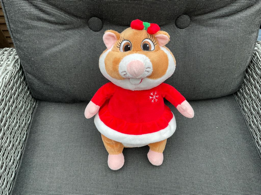 Nieuwe zgan kerst hamster meisje rood jurkje. Albert Heijn, Albert Heijn, Ophalen
