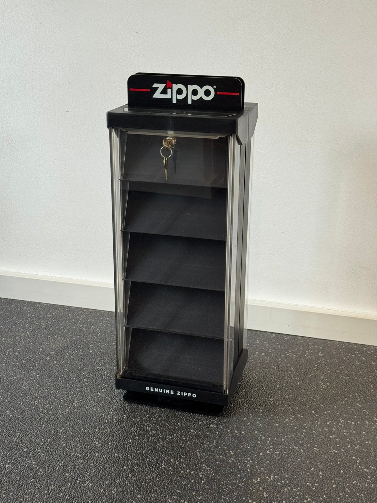 Zippo Toonbank Aansteker Display Vitrine Verzameling Kast, Zo goed als nieuw, Minder dan 100 cm, 25 tot 50 cm, 50 tot 100 cm