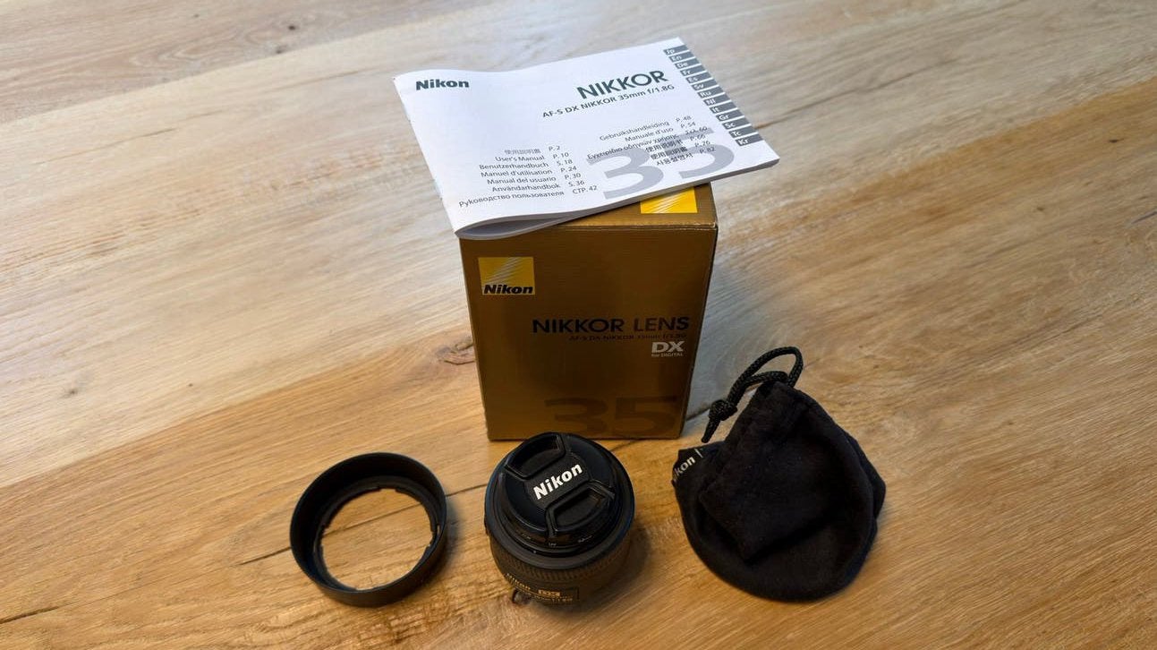 Nikon AF-S 35mm f/1.8G DX | Incl. Doos & UV-Filter, Audio, Tv en Foto, Fotografie | Lenzen en Objectieven, Ophalen, 35 mm, Nikon