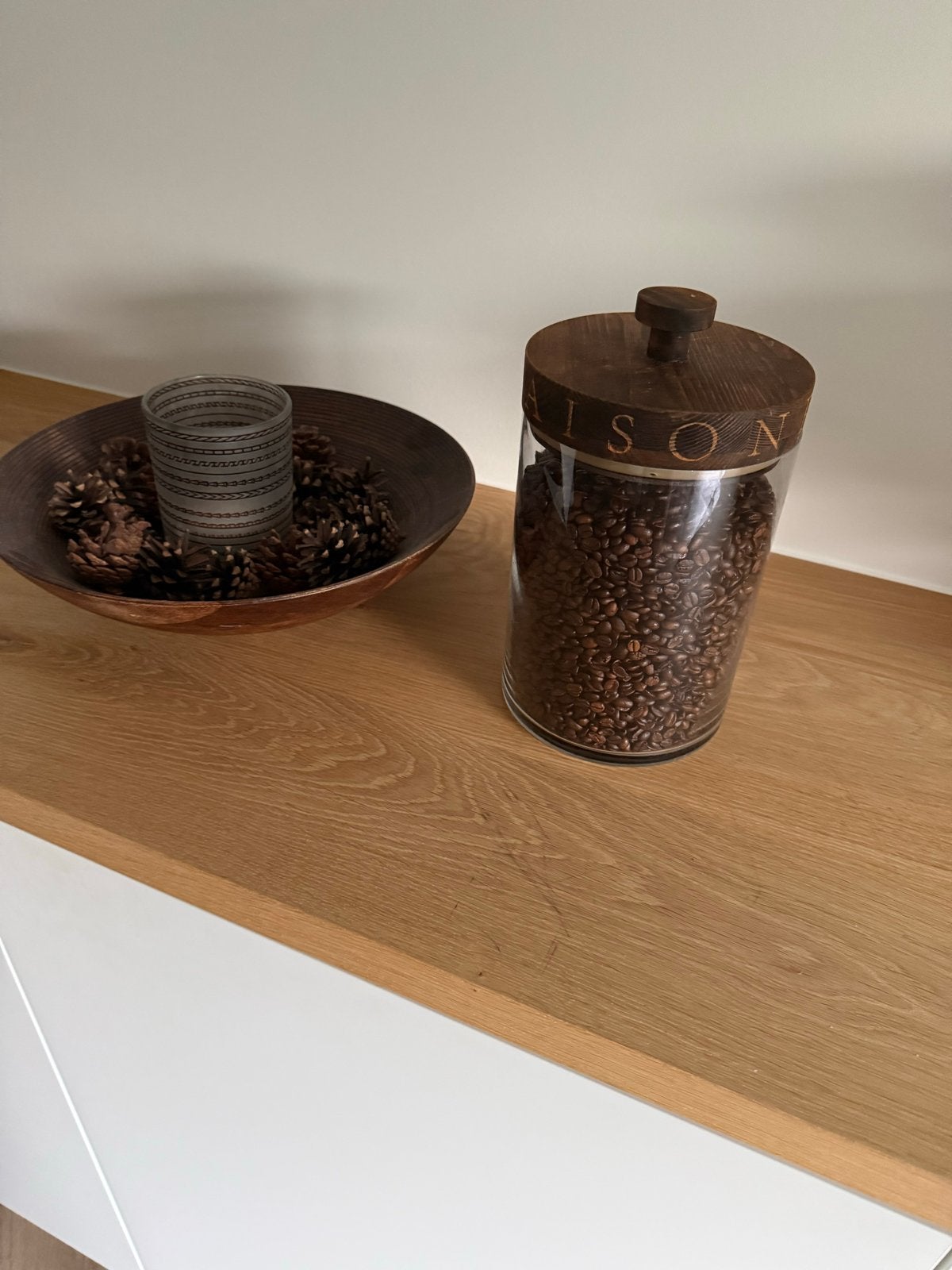 Accessoires Riviera Maison (2 voorraadpotten/schaal), Ophalen, Glas, Zo goed als nieuw, Voorraadpot