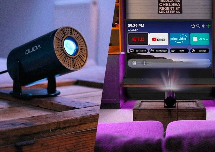 Digitale Smart Projector - Ideale Halloween raamprojectie👍, LED, Nieuw, Ophalen of Verzenden, Full HD (1080)