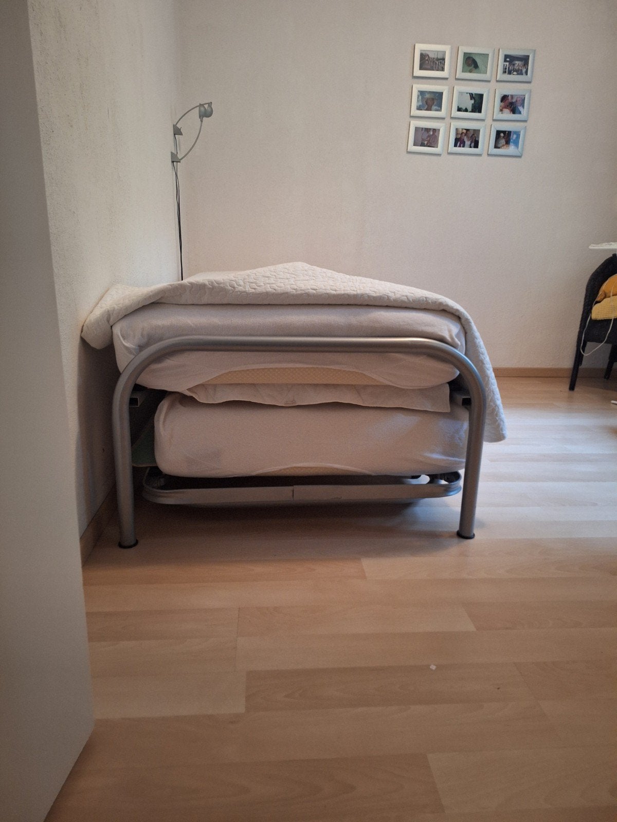 Onderschuifbed 2-persoons zgan, Huis en Inrichting, Slaapkamer | Bedden, Ophalen, 90 cm, Overige kleuren, Tweepersoons