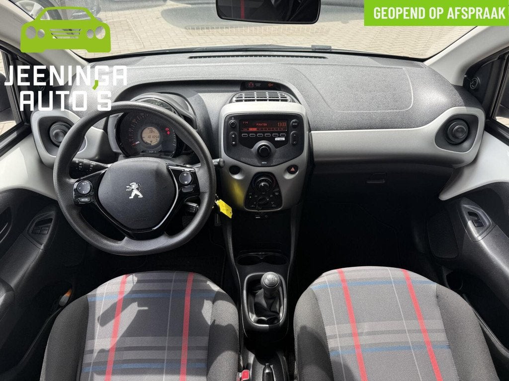 Peugeot 108 1.0 e-VTi Blue Lease|Airco|NAP, Voorwielaandrijving, Stof, Gebruikt, 4 stoelen