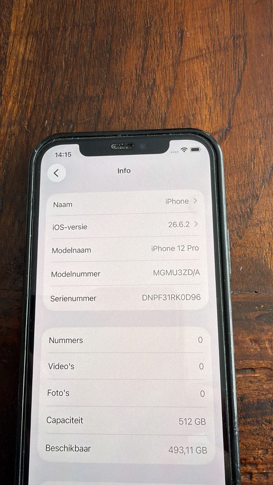 iPhone 12 Pro 512 GB - Zo goed als nieuw, Telecommunicatie, Mobiele telefoons | Apple iPhone, Ophalen, Zo goed als nieuw, 512 GB