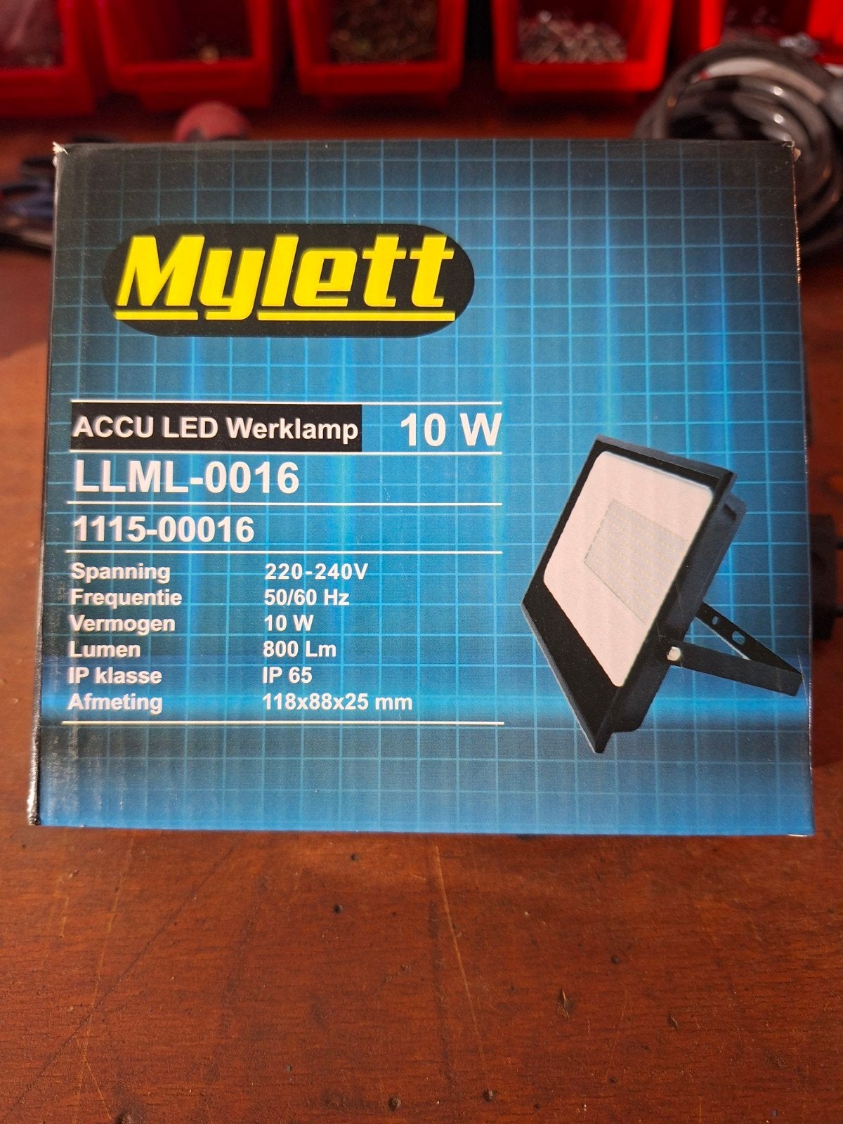 7x Mylett  LED Werklamp 10W - Nieuw in doos, Ophalen of Verzenden, Nieuw, Minder dan 50 watt, Lamp met armatuur