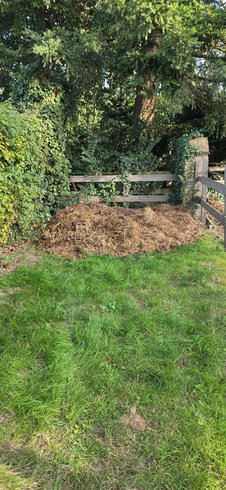 Gratis paardenmest, Ophalen, Tuinaarde