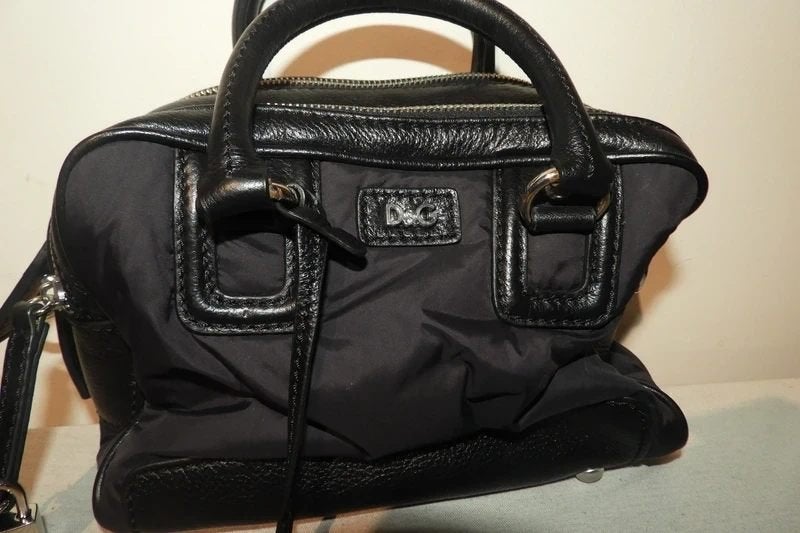 Dolce & Gabbana kleine bowling bag zwart 3 vaks met slot, Verzenden, Zo goed als nieuw, Zwart, Handtas