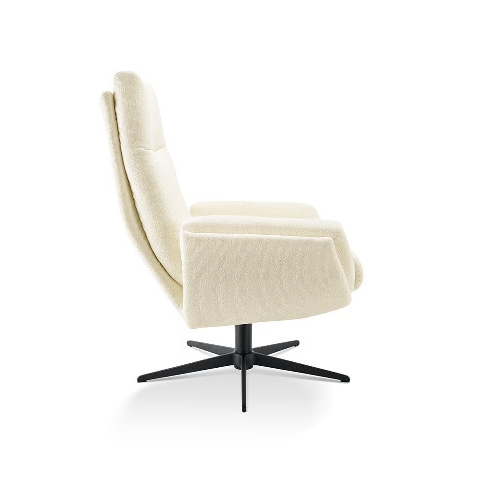BAENKS DRAAIFAUTEUIL THAMES STERK AFGEPRIJSD, Ophalen, MODERN, 75 tot 100 cm, Stof