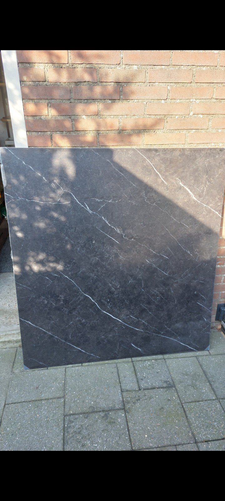 Marmerlook SPC wandplaat 120x133 cm - Vochtbestendig, Doe-het-zelf en Verbouw, Vloerdelen en Plavuizen, Ophalen, 50 tot 150 cm