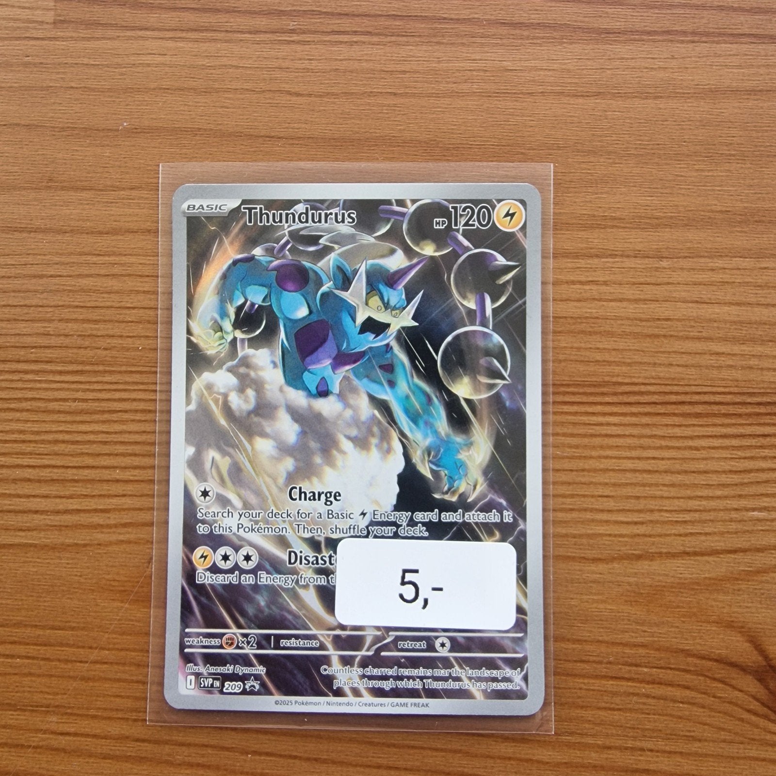 Pokémon Thundurus svp promo by mr.collect, Hobby en Vrije tijd, Verzamelkaartspellen | Pokémon, Ophalen of Verzenden, Zo goed als nieuw
