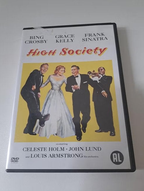DVD- High Society (1956 met Bing Crosby en Frank Sinatra), Cd's en Dvd's, Alle leeftijden, Drama, Ophalen of Verzenden, Zo goed als nieuw