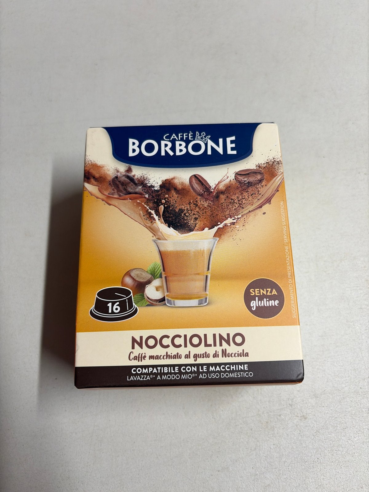 Partij 96 doosjes Caffè Borbone Nocciolino - 16 Lavazza, Ophalen of Verzenden