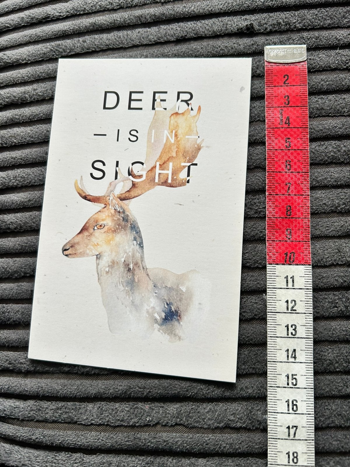 811. Kaart illustr Deer Hert, Ophalen of Verzenden, 1980 tot heden