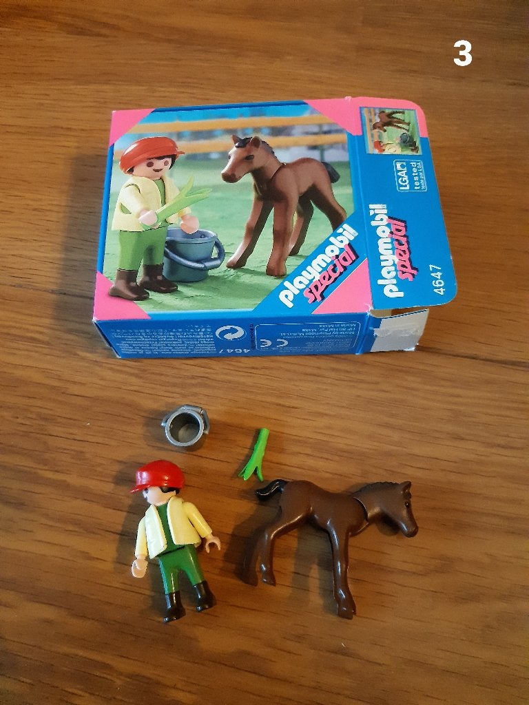 Playmobil set 4647 Jongen met veulen. Special, Complete set, Ophalen of Verzenden, Zo goed als nieuw, Figuren