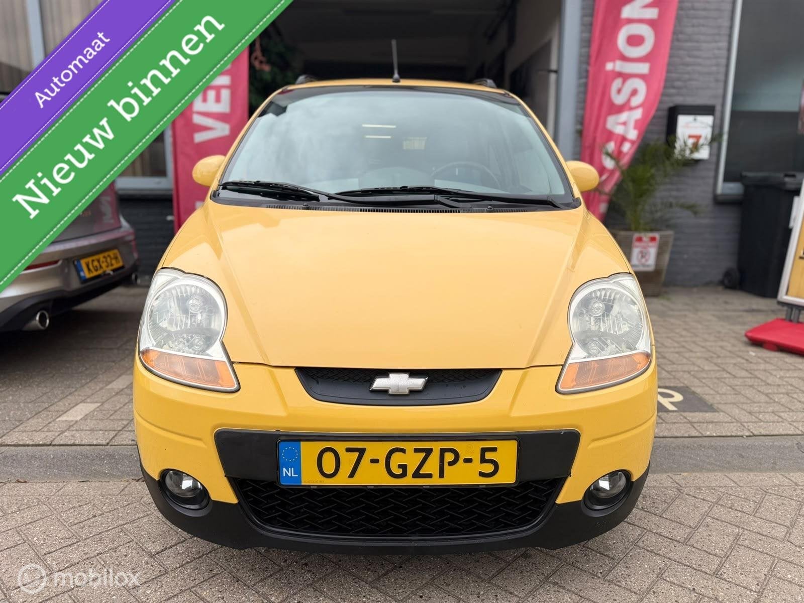 Chevrolet Matiz 0.8✅Style✅AUTOMAAT✅✅, Auto's, Gebruikt, Bedrijf, 3 cilinders, Elektrische ramen