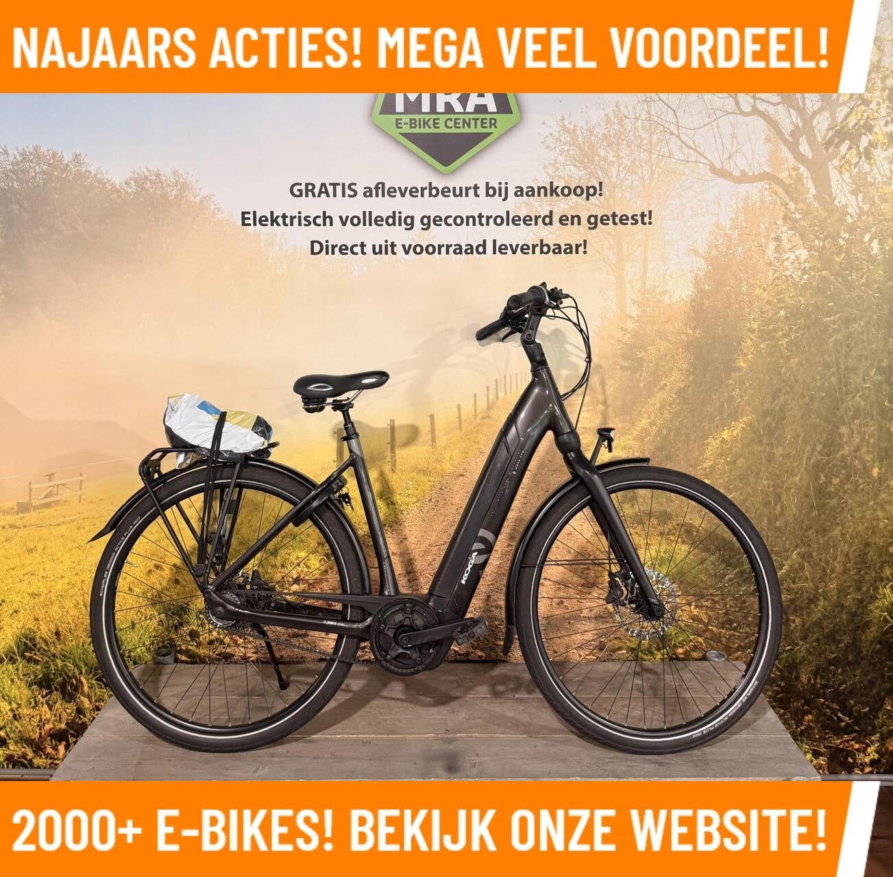 Koga E Nova Evo (Nieuwstaat) Met Bosch middenmotor Bij MRA!, Zo goed als nieuw, 50 km per accu of meer, Overige merken