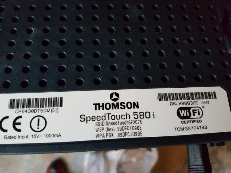 THOMSON WIRELESS SPEEDTOUCH MODEM 580I, Computers en Software, Ophalen
