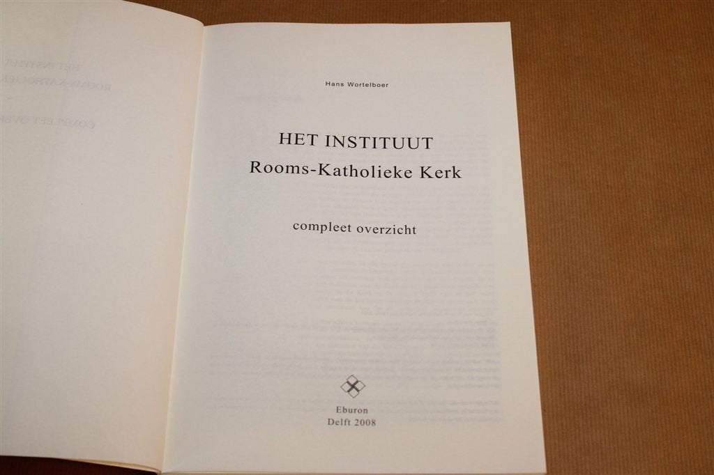 Instituut Rooms-Katholieke Kerk — Compleet Overzicht, Ophalen of Verzenden, Gelezen