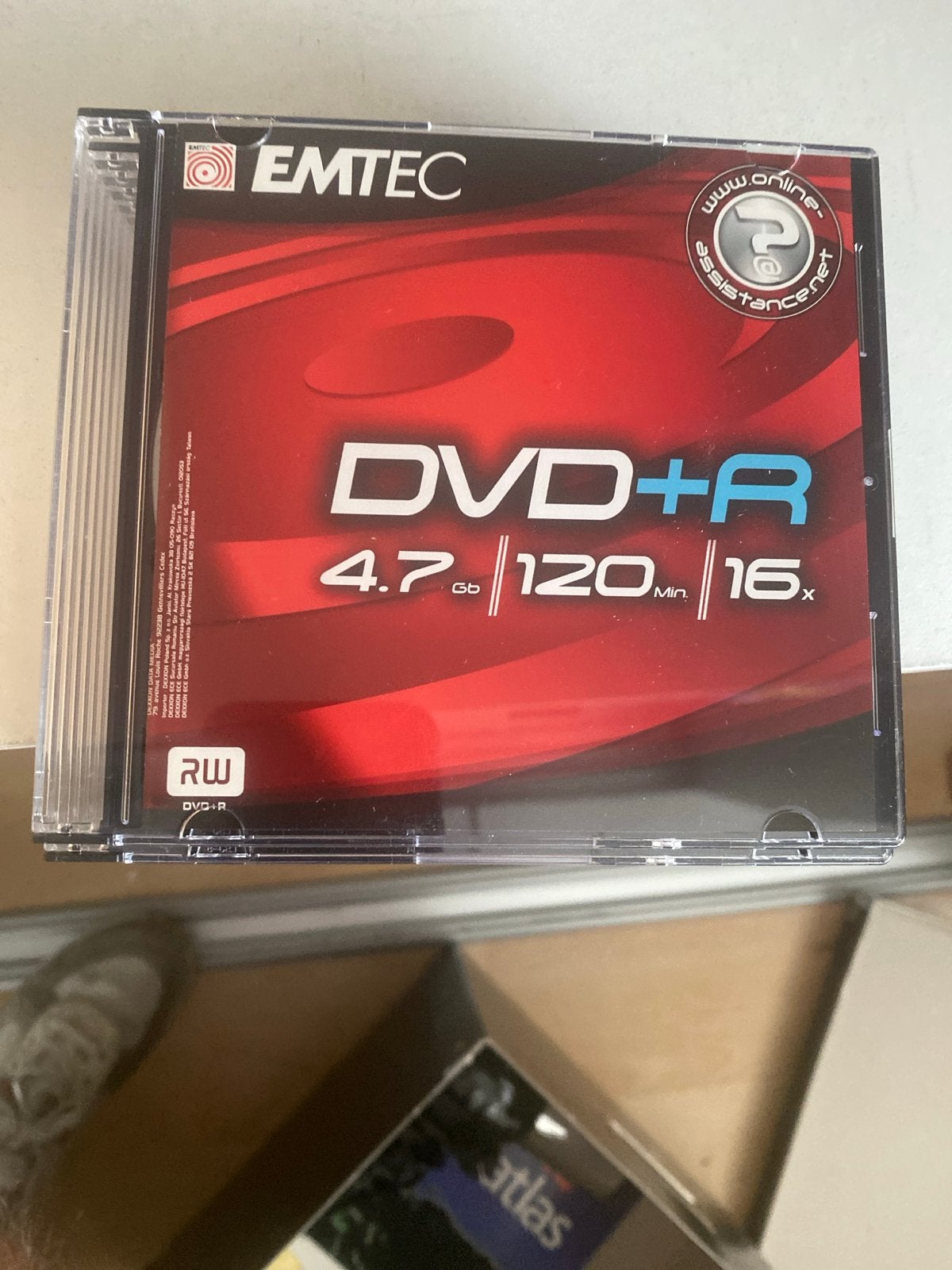 EMTEC DVD+R 4.7GB 120 min 16x - Nieuw in doos, Computers en Software, Ophalen of Verzenden, Nieuw, Dvd