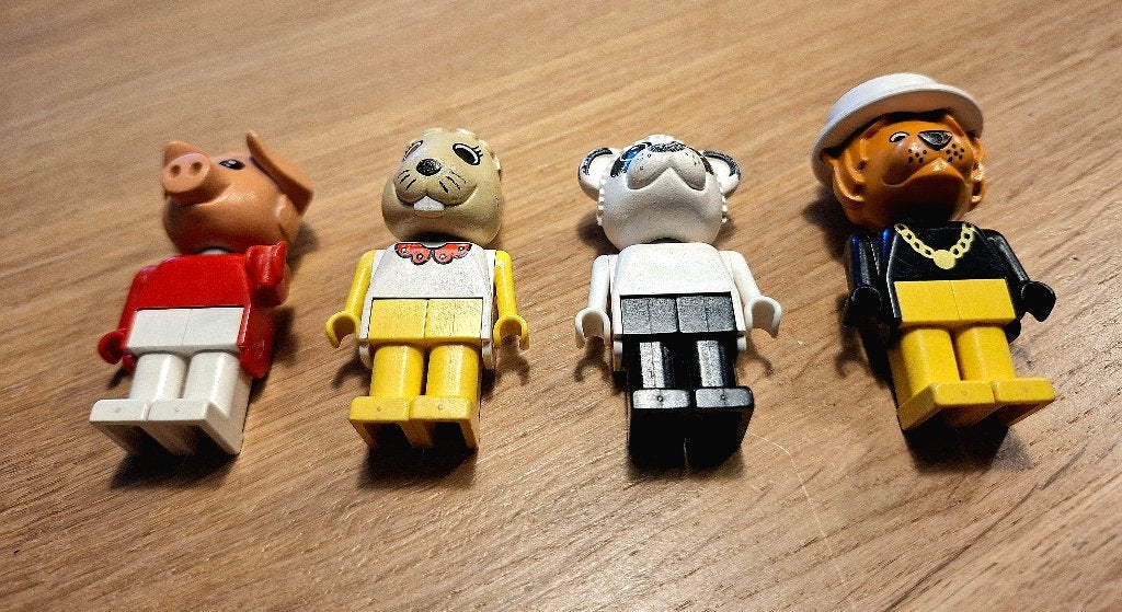Lego Fabuland figuren, Gebruikt, Overige thema's, Lego, Ophalen of Verzenden