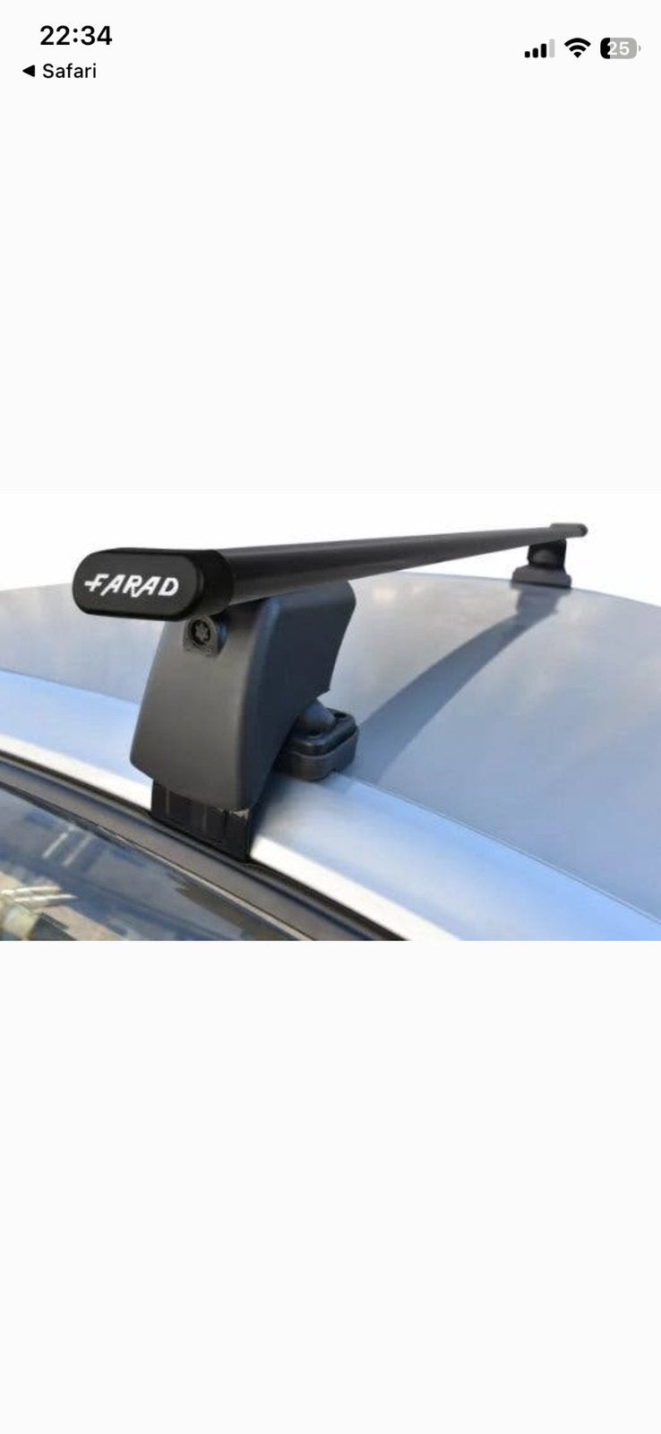 Farad bars bsi 129 dakdragers (voor lage dakrails), Auto diversen, Dakdragers, Ophalen, Zo goed als nieuw