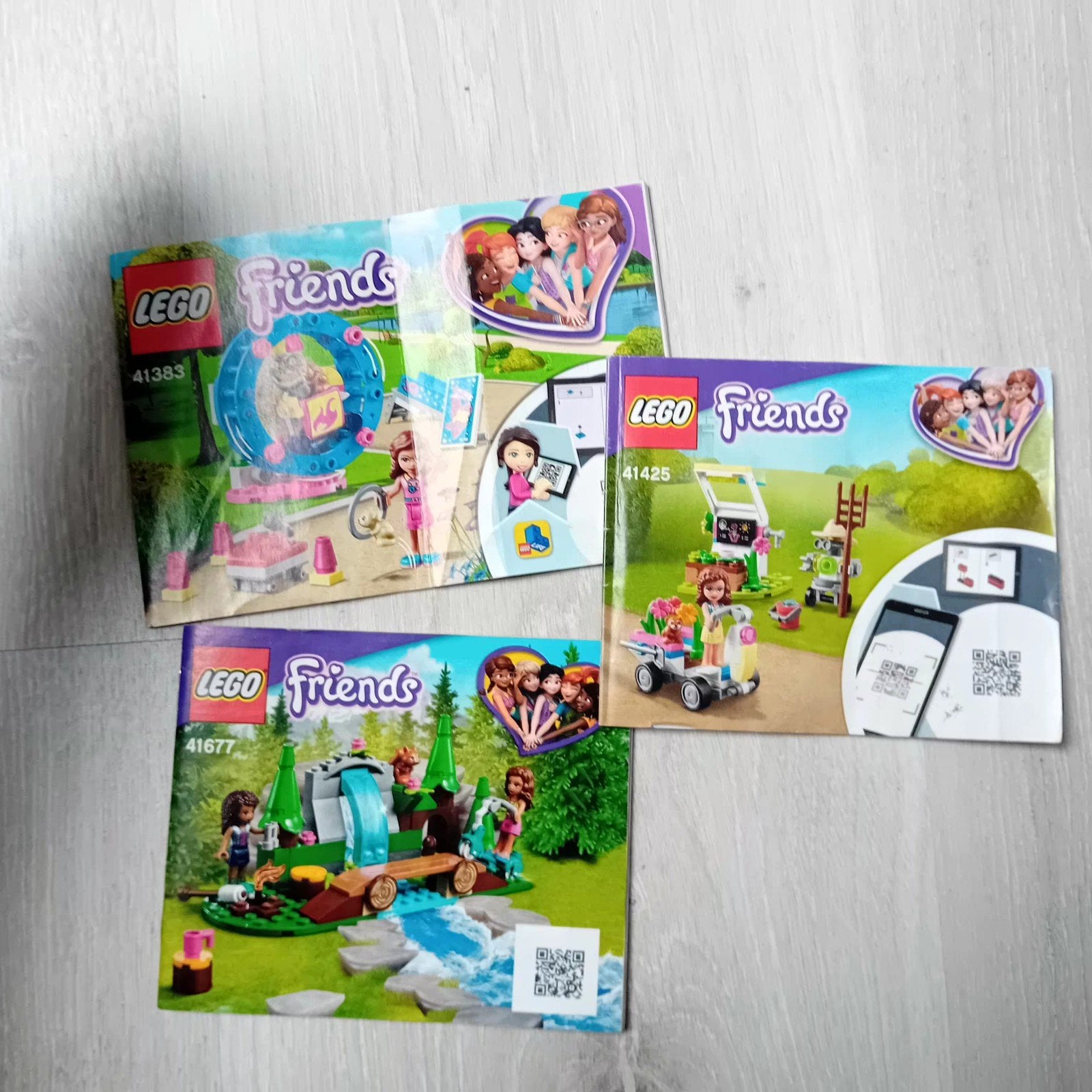 LEGO Friends sets: 41383, 41677 en 41425, Compleet, Lego, Friends, Ophalen of Verzenden