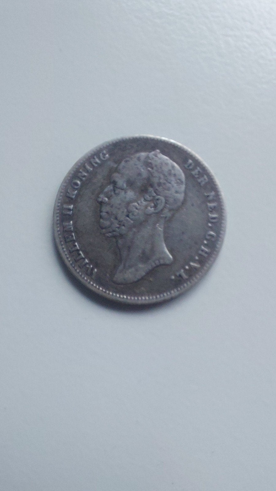 Zilveren halve gulden uit 1848, Willem 2, Ophalen of Verzenden, Koning Willem II, ½ gulden