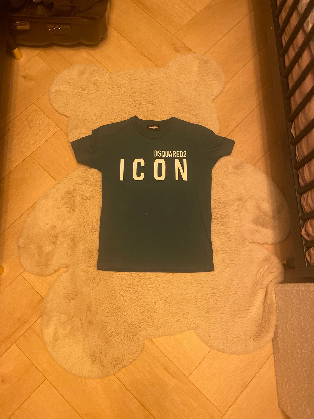 Dsquared2 ICON T-shirt - Donkergroen, Ophalen, Zo goed als nieuw