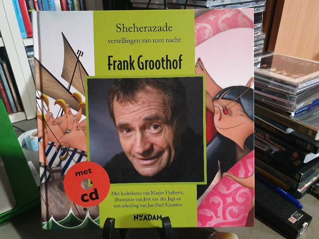 Frank Groothof Sheherazade vertellingen van 1001 nacht + cd, Ophalen, Zo goed als nieuw, Fictie algemeen