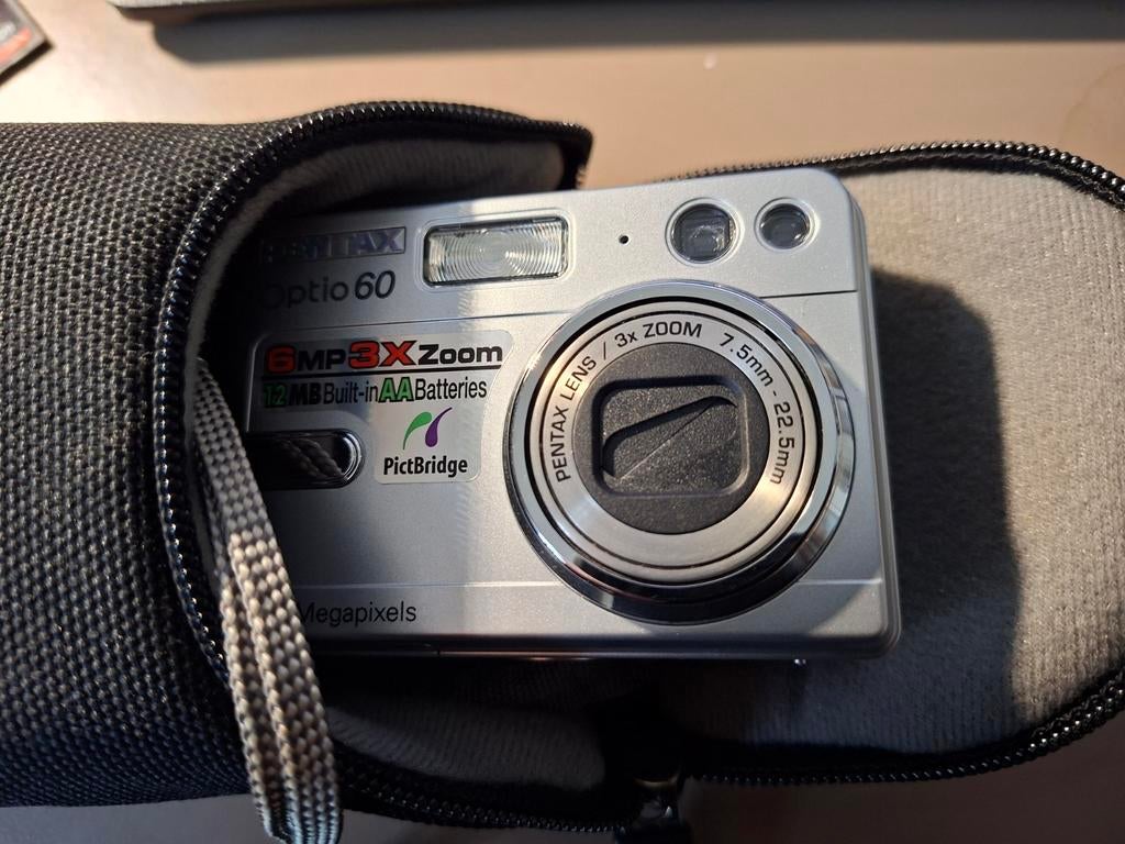 Pentax optio 60, Audio, Tv en Foto, Fotocamera's Digitaal, Ophalen of Verzenden, Zo goed als nieuw, Pentax, Minder dan 4 keer