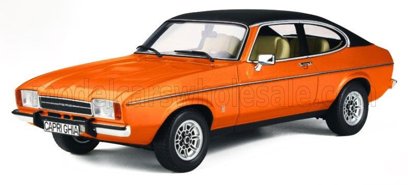 Otto-Mobile 1:18 Ford England Capri MKii 1974 Orange Black, Ophalen of Verzenden, Nieuw, Auto, OttOMobile