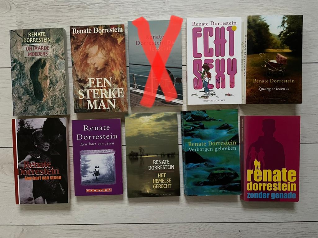 9 boeken van Renate Dorrestein, Ophalen of Verzenden, Zo goed als nieuw, Nederland