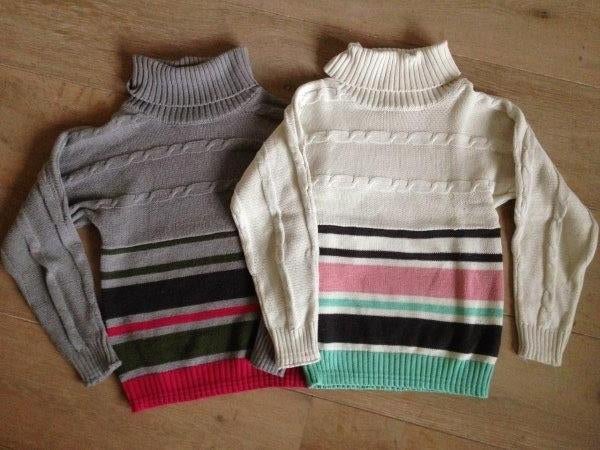 2 coltruien meisje maat 116 122, Kinderen en Baby's, Tweelingen en Meerlingen, Ophalen of Verzenden, Gebruikt, Kleding